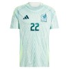 Camiseta de fútbol México Hirving Lozano 22 Segunda Equipación 2024 - Hombre